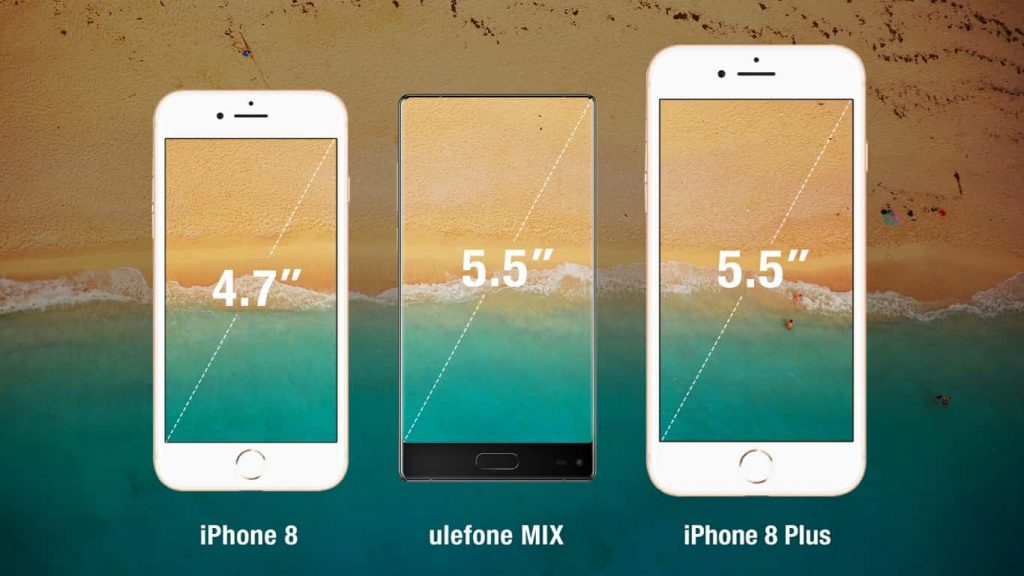 ulefone mix vergleich iphone 