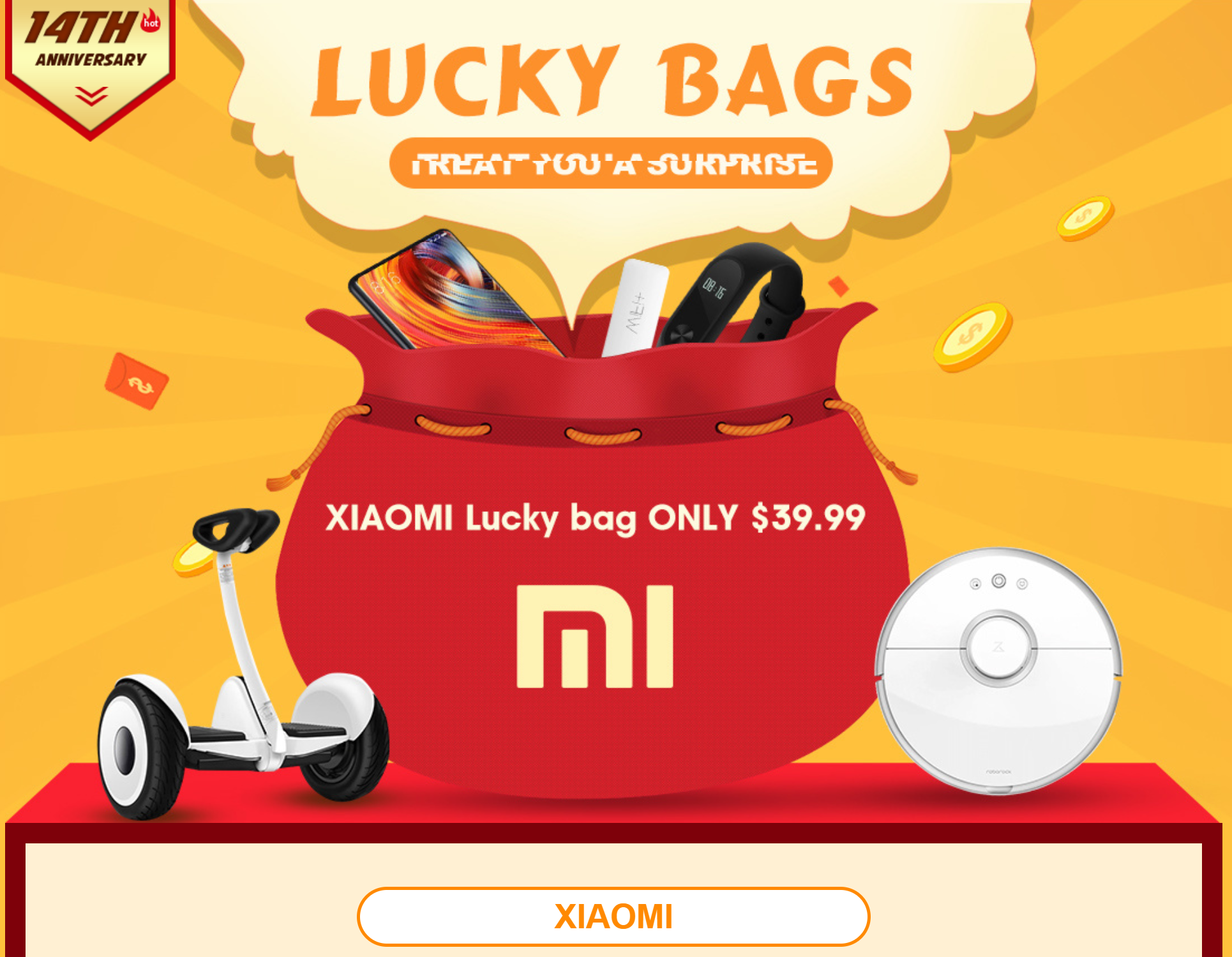Xiaomi Lucky Bag Gewinn