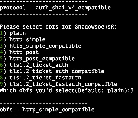 shadowsocks server einstellungen protokoll
