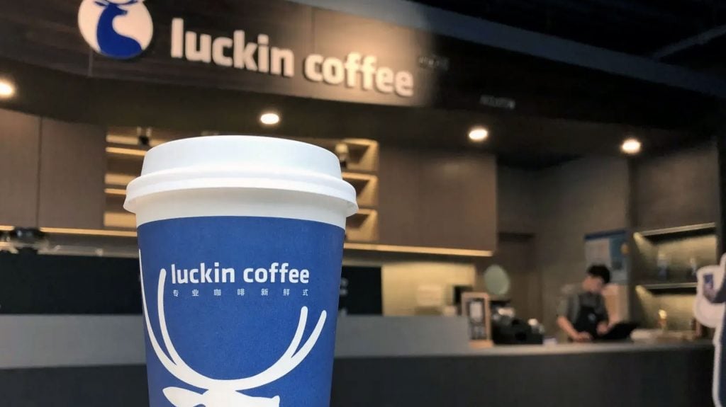 luckin coffee cup