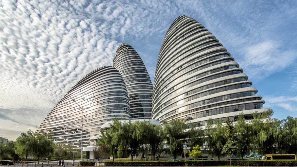 wangjing soho büro komplex von zaha hadid architects