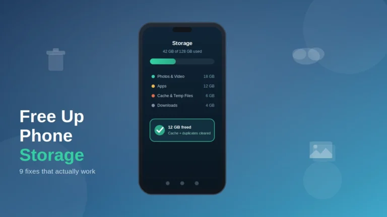 Free Up Phone Storage - 9 Fixes That Actually Work