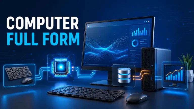 computer full form: Meaning, Definition and Functions