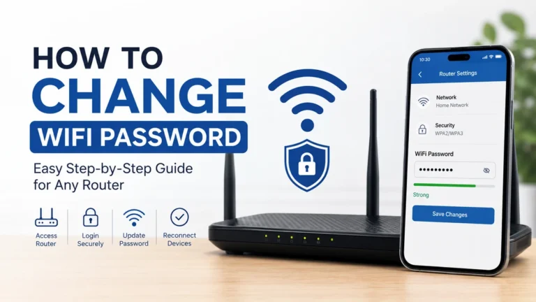 how to change wifi password: Easy Router Guide 2026