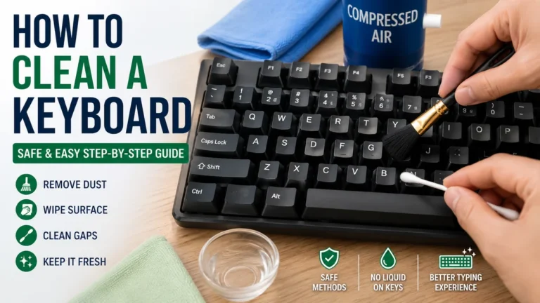 how to clean a keyboard Safely: Step-by-Step Guide