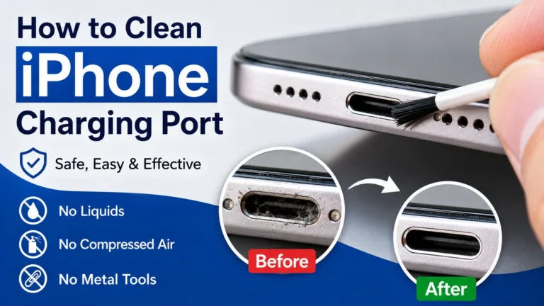 how to clean iphone charging port Safely: Step-by-Step Guide