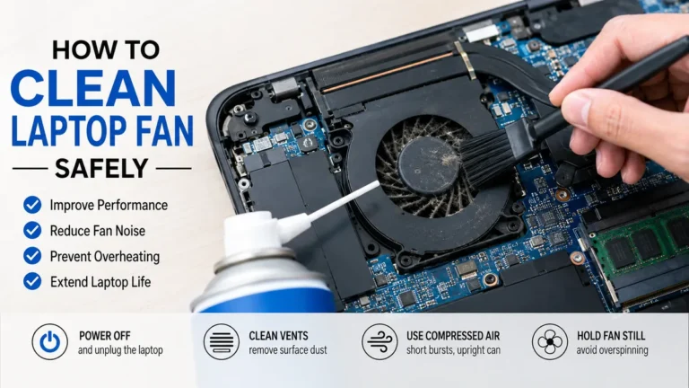 how to clean laptop fan Safely: Step-by-Step Guide