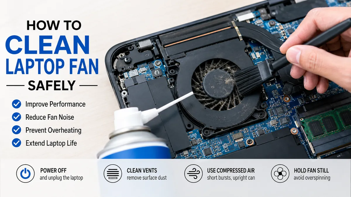 how to clean laptop fan Safely: Step-by-Step Guide