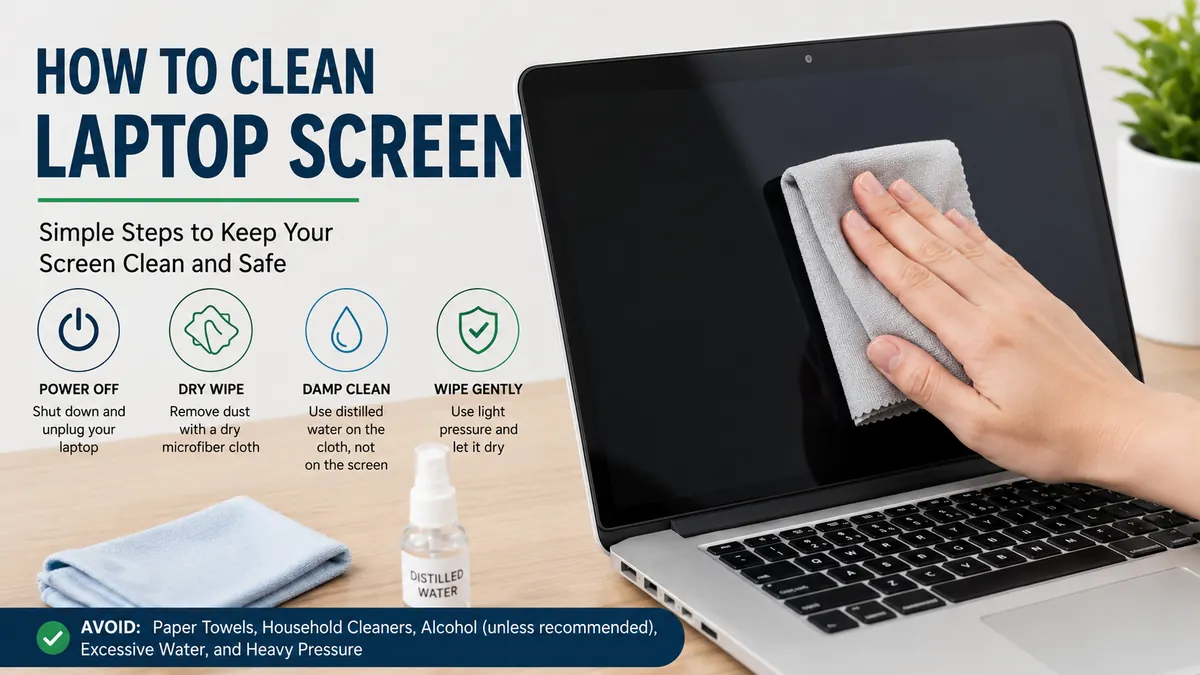how to clean laptop screen Safely: Step-by-Step Guide