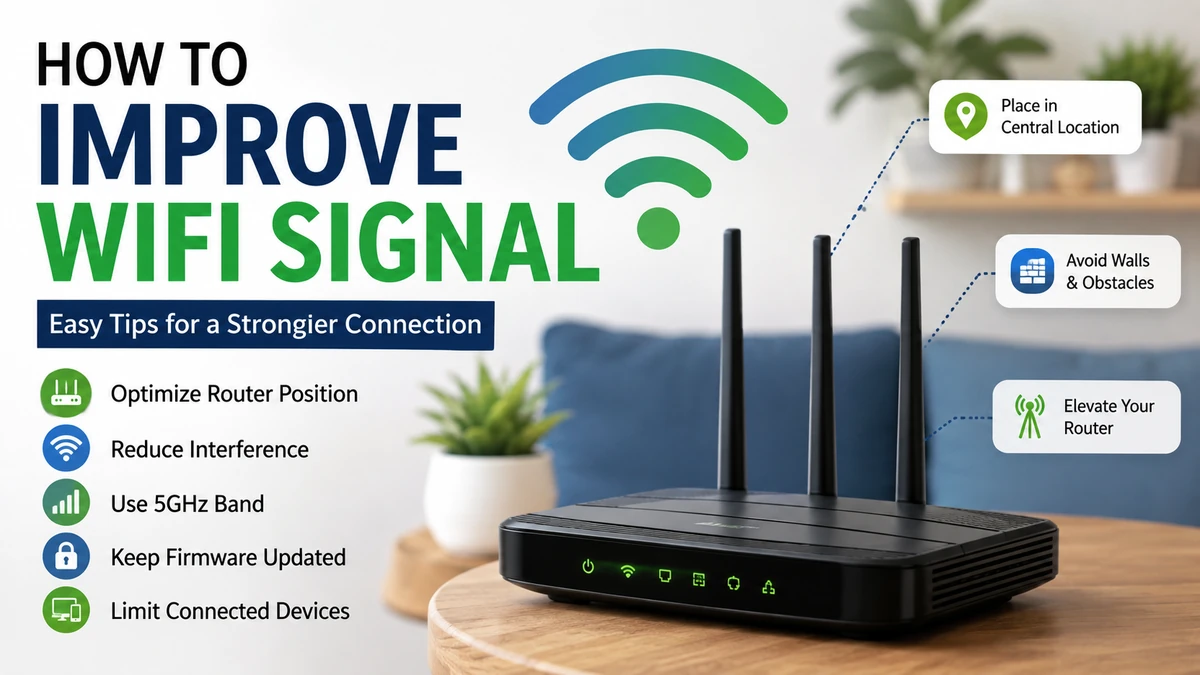 how to improve wifi signal: 12 Practical Fixes