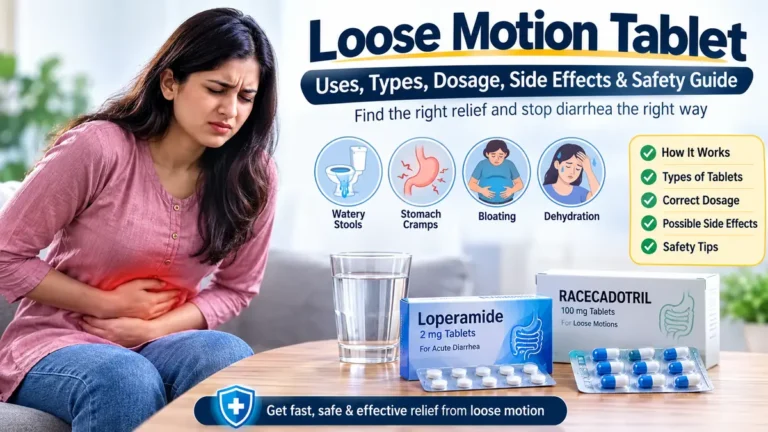 loose motion tablet: Uses, Options & Safety Guide