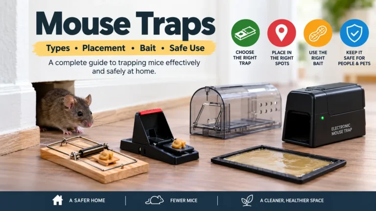 Mouse Traps: Types, Placement, Bait & Safe Use