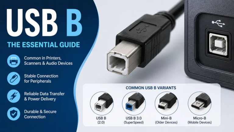 usb b: Types, Uses, Speeds and Connector Guide