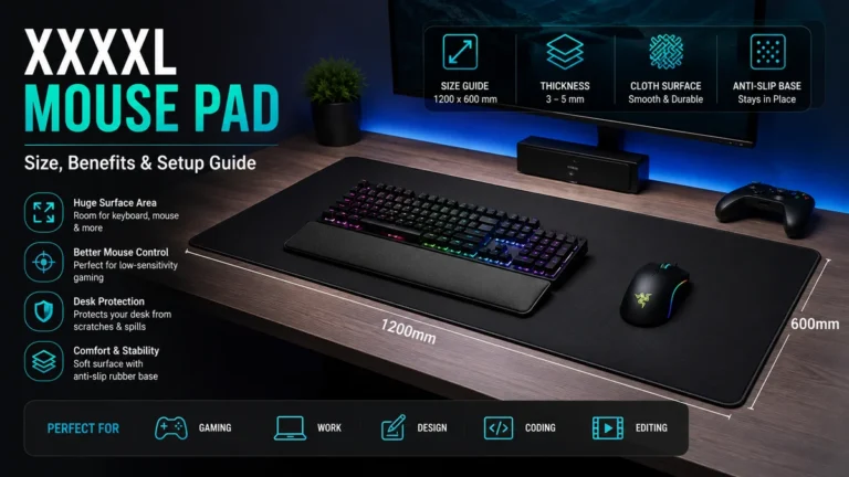 xxxxl mouse pad: Size, Benefits & Setup Guide