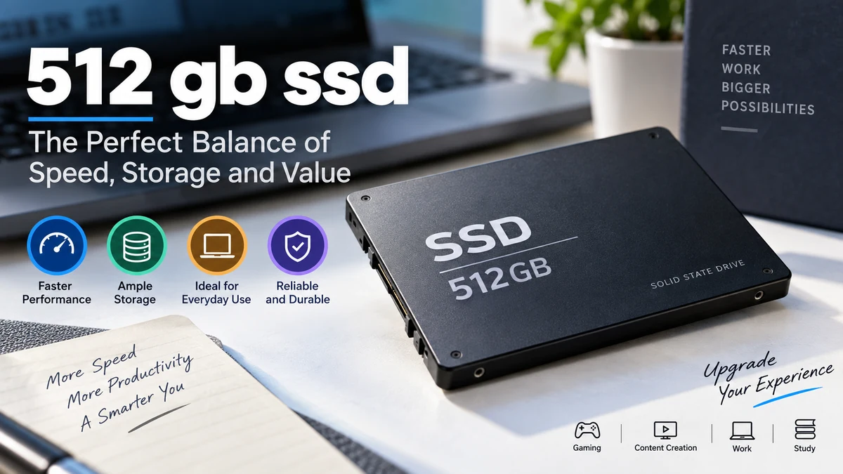 512 gb ssd: Storage, Speed, Uses & Capacity Guide