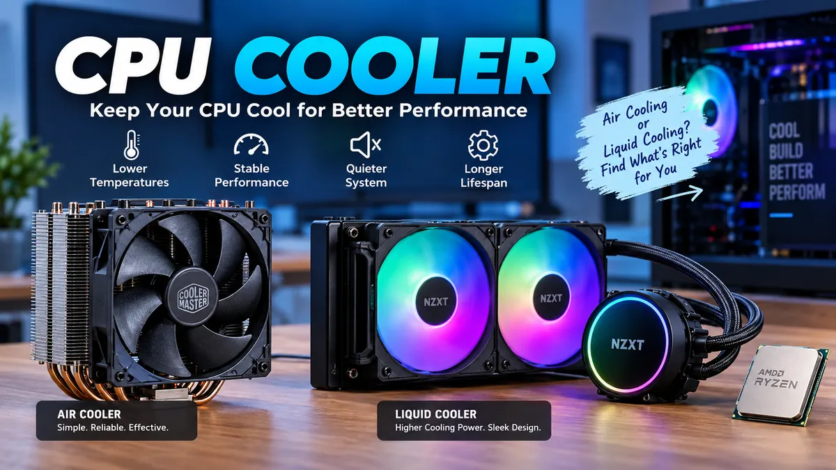 cpu cooler: Types, Cooling Basics & How to Choose
