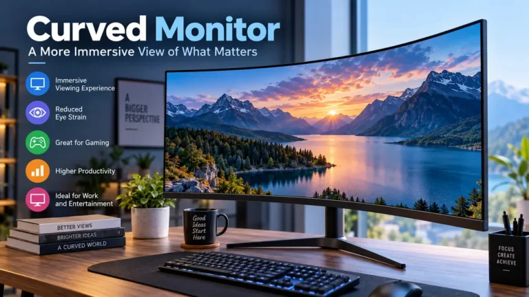 Curved Monitor: Benefits, Drawbacks & How It Works