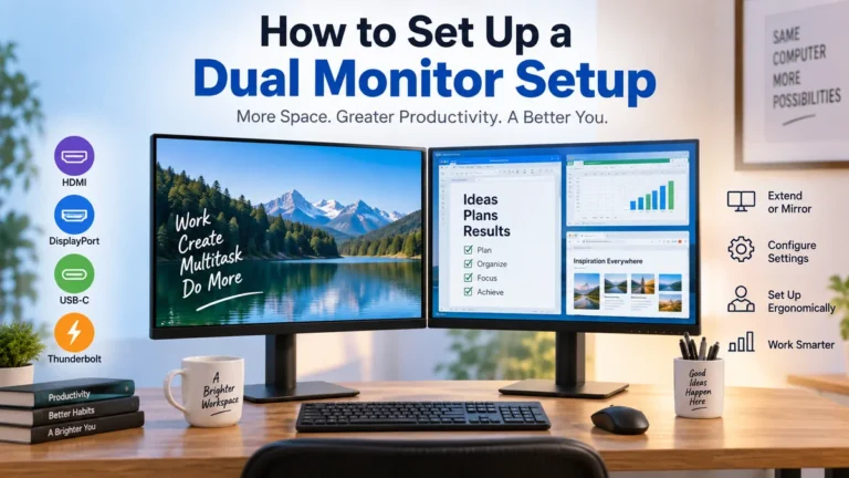 dual monitor setup: Complete Guide for Two Screens
