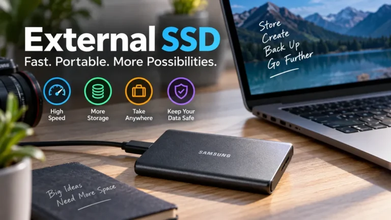 External SSD: How It Works, Speeds, Types & Uses