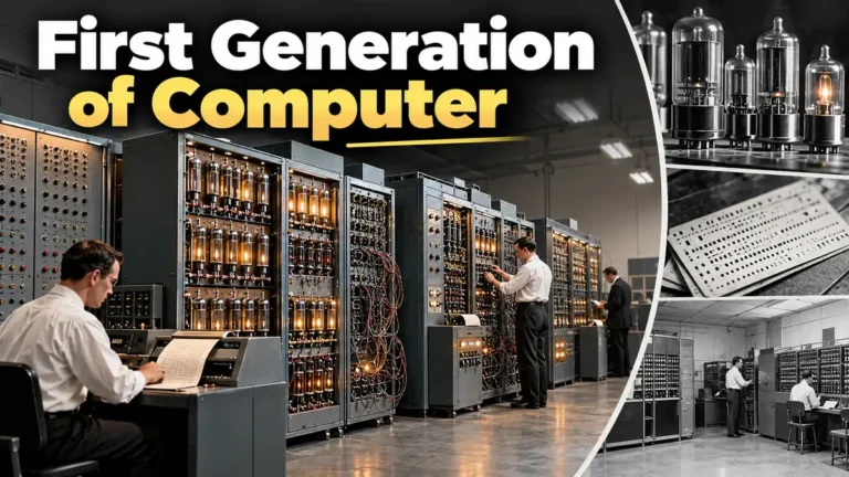 first generation of computer: History & Features