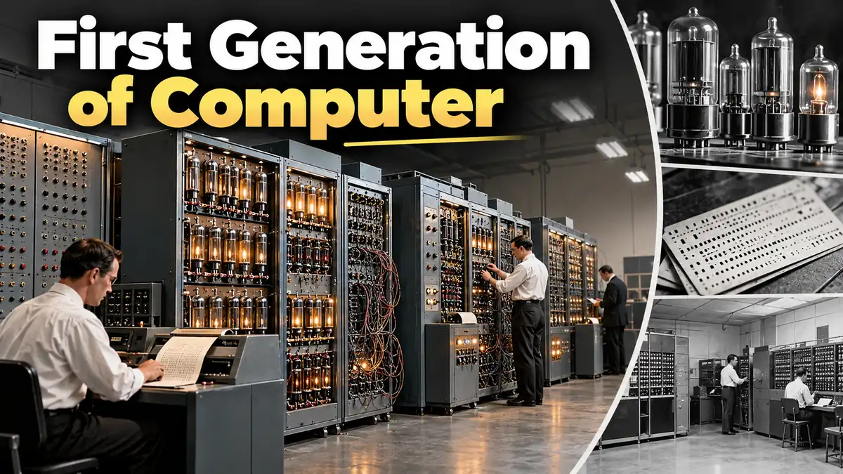 first generation of computer: History & Features