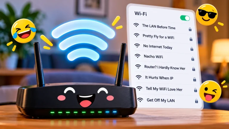 Funny WiFi Names: 200+ Clever & Hilarious Ideas