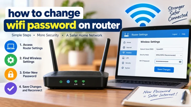 how to change wifi password on router: Easy Guide