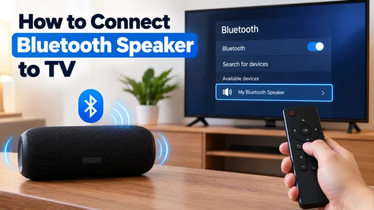 How to Connect Bluetooth Speaker to TV: Easy Guide