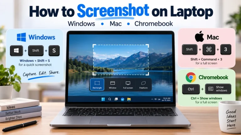 How to Screenshot on Laptop: Windows, Mac & Chromebook