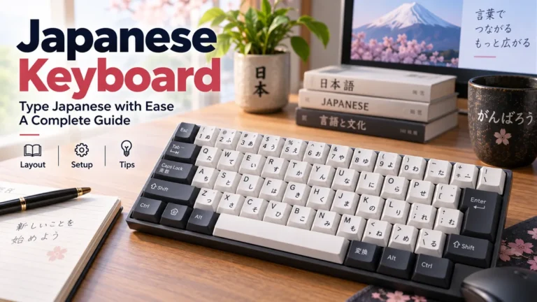 japanese keyboard: Layout, Typing & Setup Guide