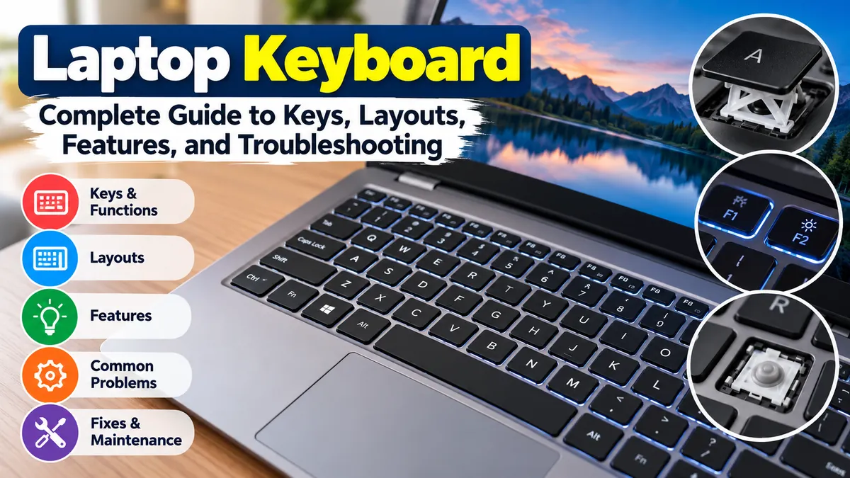 Laptop Keyboard: Keys, Layouts, Features & Fixes