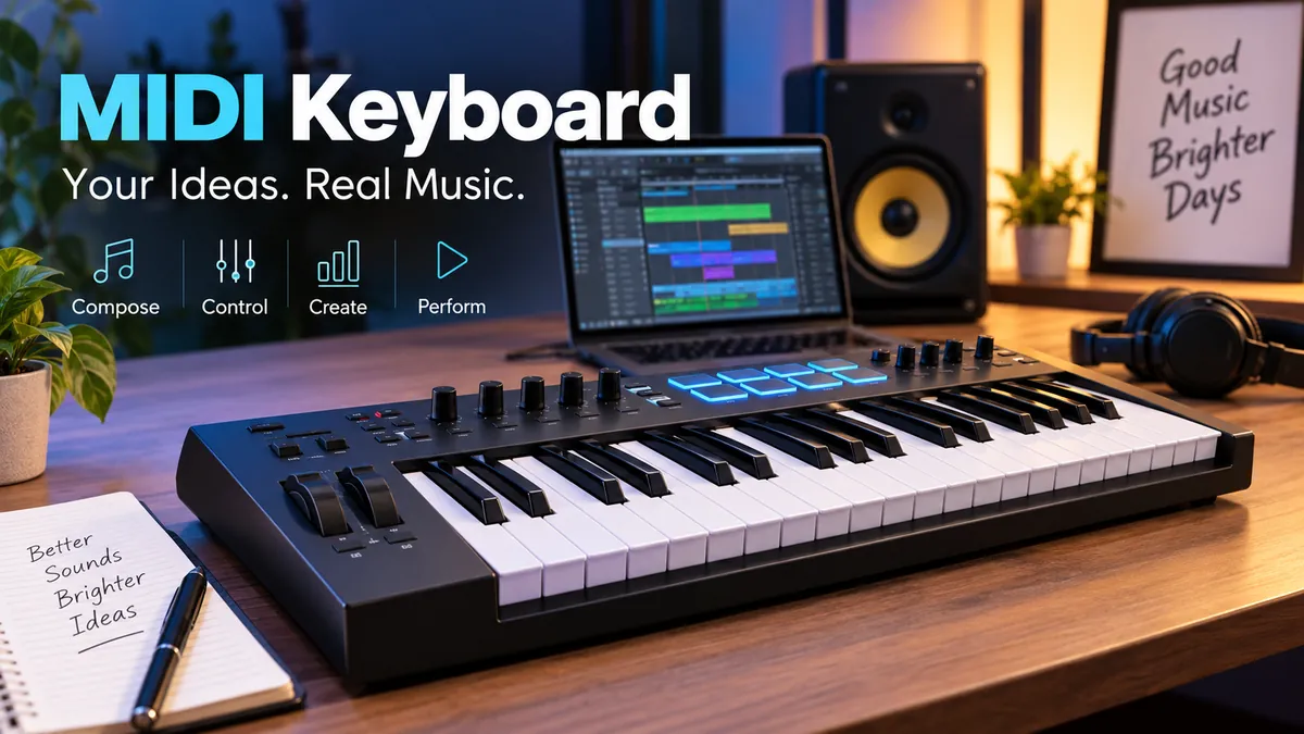 midi keyboard: Complete Beginner Guide to MIDI