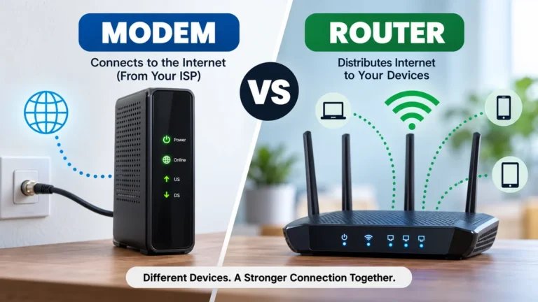 Modem vs Router: Differences, Uses & What You Need