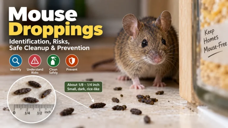 Mouse Droppings: Identification, Risks & Safe Cleanup