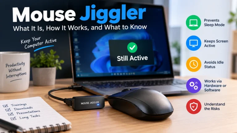 Mouse Jiggler: What It Is, How It Works & Risks