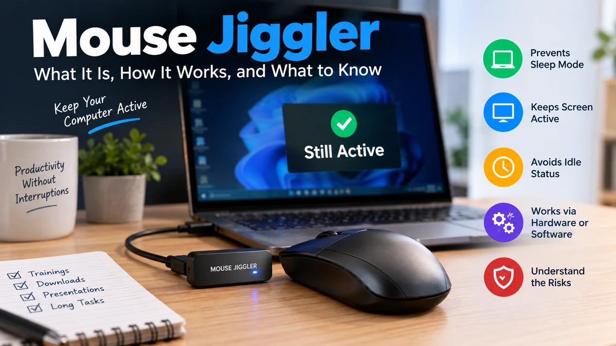 Mouse Jiggler: What It Is, How It Works & Risks