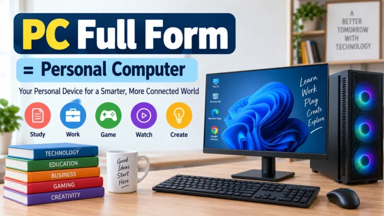 pc full form: Meaning, Uses, Types & Components