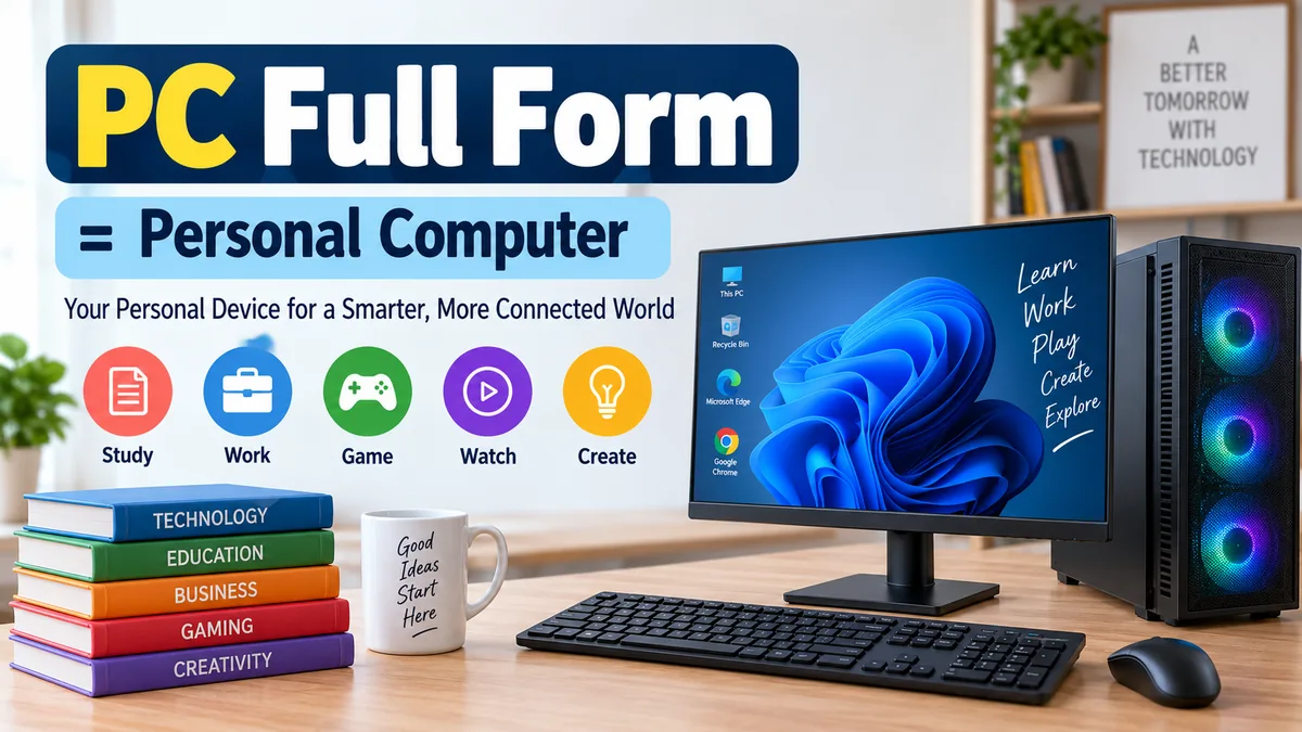 pc full form: Meaning, Uses, Types & Components