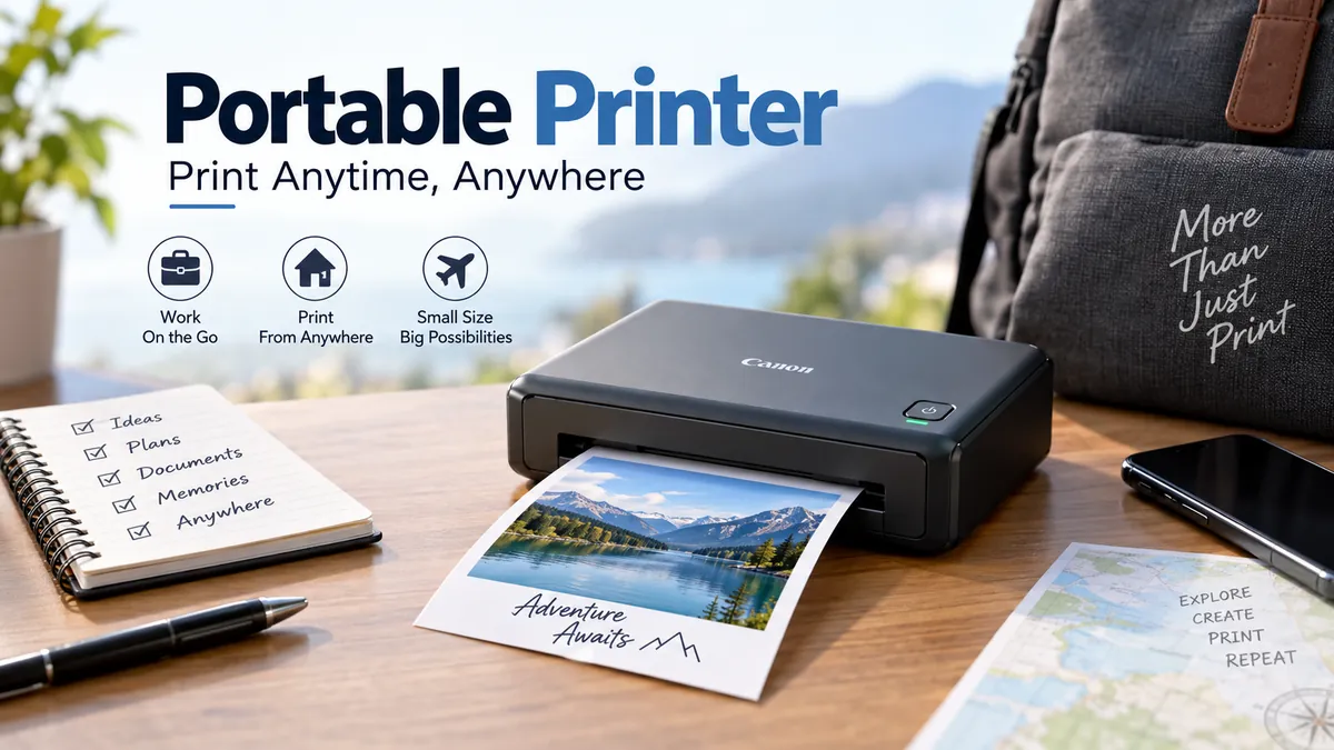 Portable Printer: Types, Uses, Features & How It Works