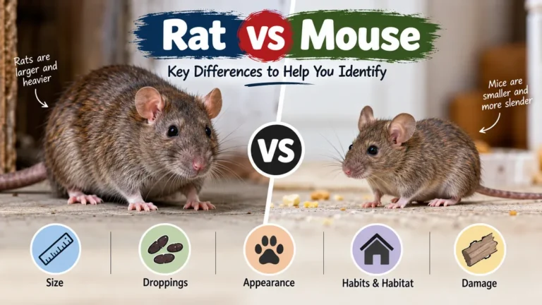 Rat vs Mouse: Key Differences in Size, Signs & Habits