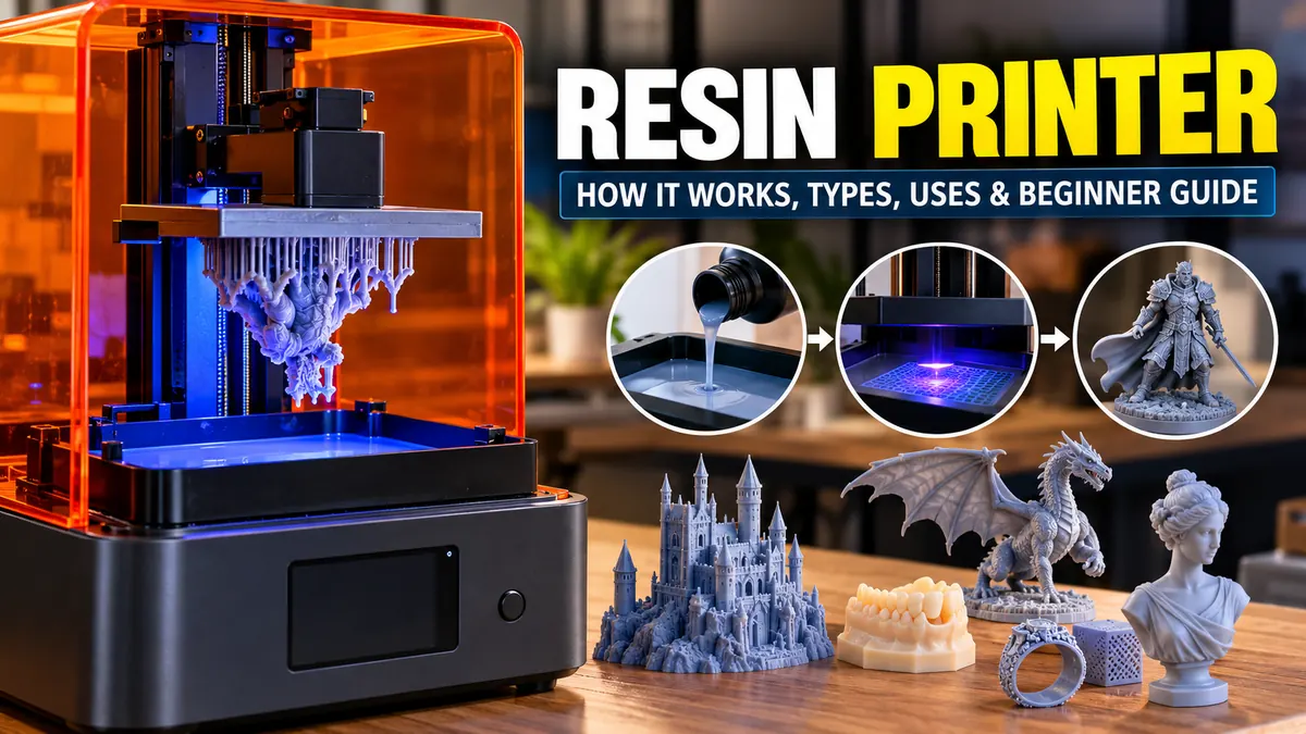 Resin Printer: How It Works, Types, Uses & Safety