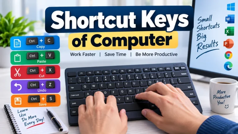 shortcut keys of computer: Complete Keyboard Guide
