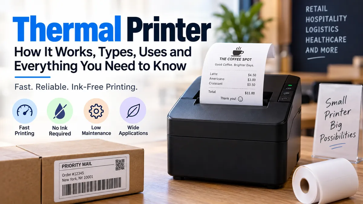 Thermal Printer: How It Works, Types, Uses & Benefits