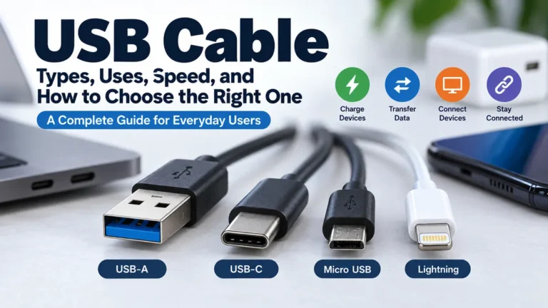 usb cable: Types, Speeds, Charging & Compatibility