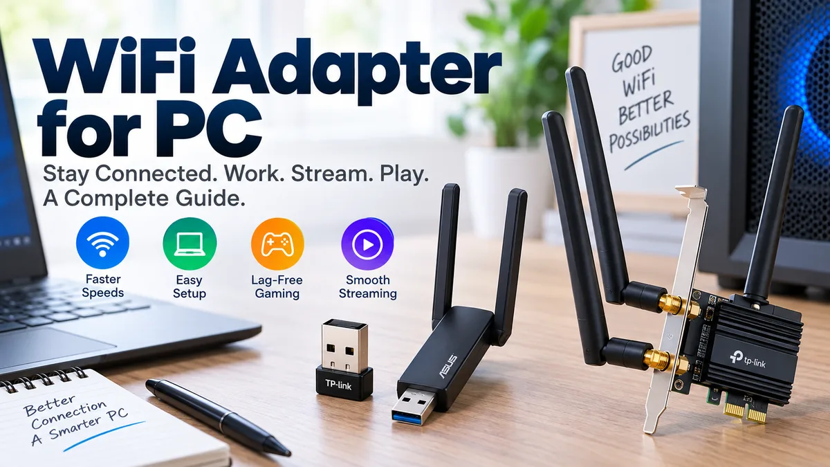 wifi adapter for pc: Types, Setup & Wi-Fi Guide