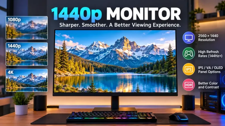 1440p monitor: Resolution, Refresh Rate & Display Guide