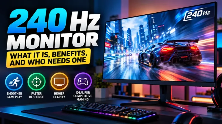 240 hz monitor: What It Is and Is It Worth It?
