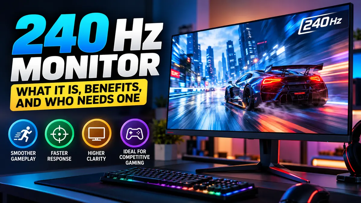 240 hz monitor: What It Is and Is It Worth It?