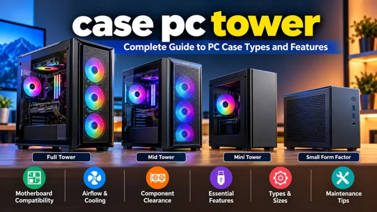 case pc tower: Types, Sizes, Airflow and Features