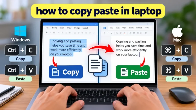 how to copy paste in laptop – Easy Step-by-Step Guide